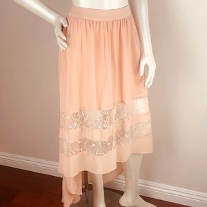 Lush High Low Skirt Women’s Sz L
